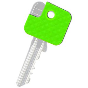 Produktbild für Schlüsselkappen Wedo 262 8070, eckig, 200 Stück