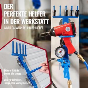 Produktbild für Werkstatt-Magnethalter Poppstar 1011249, Haltekraft bis 15 kg