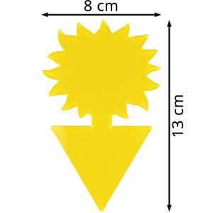 Produktbild für Gelbtafeln Rovar Gelbsticker, 8 x 13 cm, zum Stecken