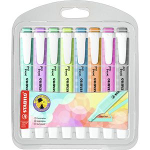 Produktbild für Textmarker Stabilo swing cool Pastel, 8 Stück