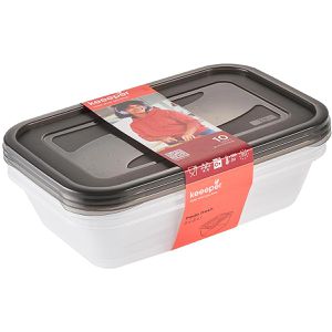 Frischhaltedose Keeeper fredo fresh grau, aus Kunststoff