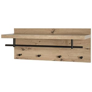 Haku Möbel Wandgarderobe PARMA in MDF Artisan Eiche Nb.