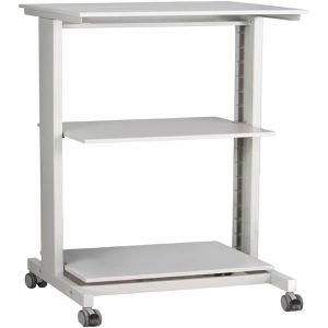 Computertisch Twinco 6860-0, Twin Click, mit Rollen