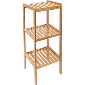 Produktbild für Badregal Relaxdays 10013496, aus Bambus, braun