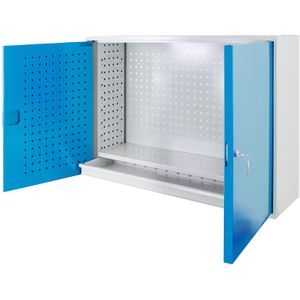 Produktbild für Werkzeugschrank ADB 52607, aus Metall, grau / lichtblau