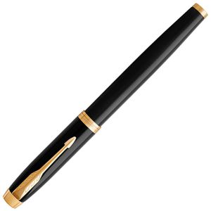 Produktbild für Füller Parker IM Black Lacquer G.C., Feder F