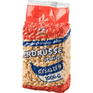 Produktbild für Erdnüsse XOX geröstet, gesalzen