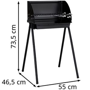 Produktbild für Holzkohlegrill Böttcher-AG 64256, Standgrill