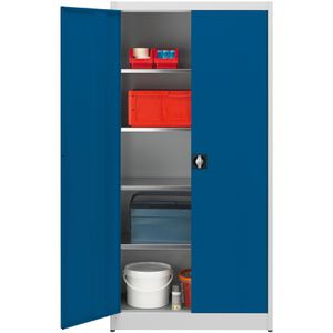 Werkzeugschrank Mauser MKSTS5/19STG, aus Metall, grau / blau