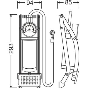 Produktbild für Luftpumpe OSRAM TYREinflate 10 ESSENTIAL, Single