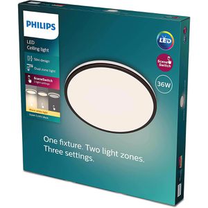 Produktbild für Deckenleuchte Philips Ozziet, schwarz, LED