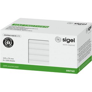 Produktbild für Haftnotizen Sigel HN760, weiß