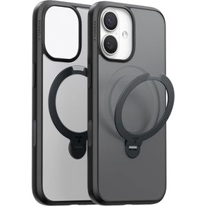 Handyhülle Torras Ostand Spin Series, MagSafe, schwarz