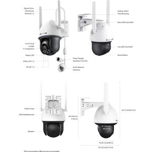 Produktbild für Überwachungskamera TP-Link Vigi C540-4G, außen