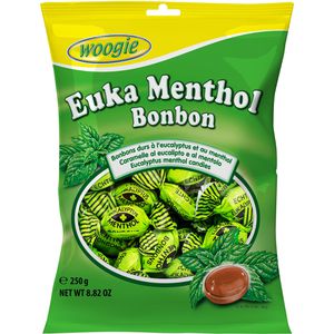 Woogie Kräuterbonbons Euka Menthol, 175g