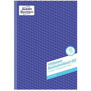 Produktbild für Spaltenbuch Zweckform 452, 4 Spalten