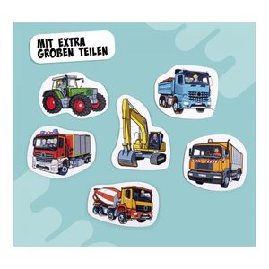 Produktbild für Puzzle Noris 606012167, 6 erste Puzzles - Fahrzeuge
