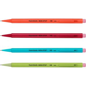 Produktbild für Druckbleistift Papermate Non-Stop, farbig sortiert, Kunststoff