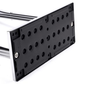 Produktbild für Handtuchhalter MSV Pili 141430, silber