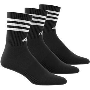 Socken adidas Cushioned Crew, schwarz-weiß, 3 Paar