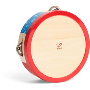 Produktbild für Kinder-Musikinstrument Hape Bunter Tamburin E0607