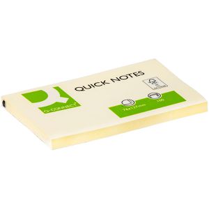 Haftnotizen Q-Connect KF10503, gelb