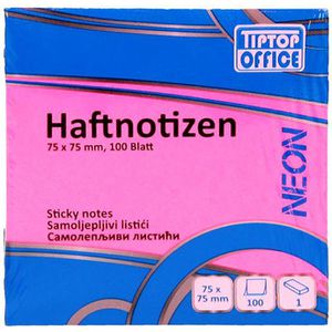 Haftnotizen TipTop-Office TTO 405020, neonpink