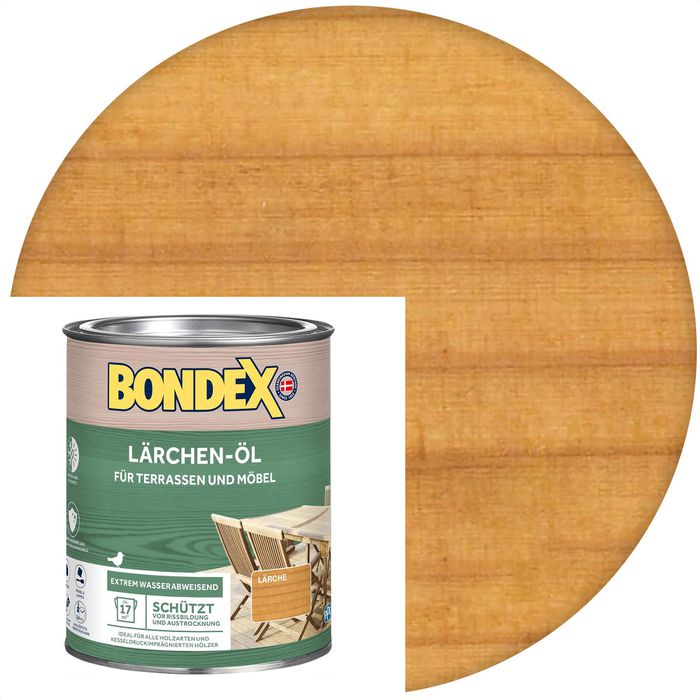 Bondex Holzl Lrchen-l, 0,75l, auen, seidenmatt, naturgetnt  Bttcher  AG