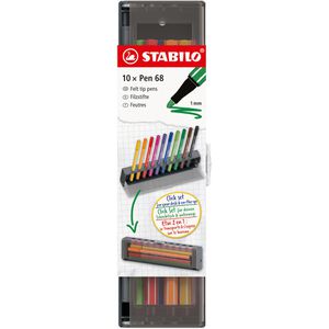 Produktbild für Filzstifte Stabilo Pen 68 Click Set, 6810-7