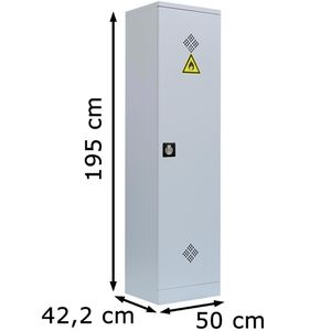 Produktbild für Umweltschrank Lüllmann 566240, lichtgrau
