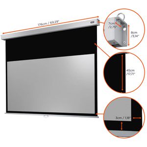 Produktbild für Beamer-Leinwand Celexon Rollo Professional Plus