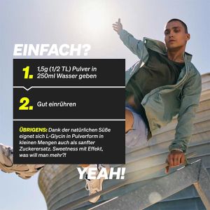 Produktbild für Aminosäuren natural-elements L-Glycin, Getränkepulver