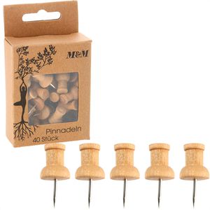 Pinnadeln Böttcher-AG Kopf aus Holz