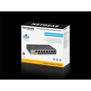 Produktbild für Switch Netgear Smart Cloud, GS108T-300PES, managed