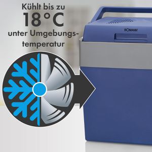 Produktbild für Kühlbox Bomann KB 6012.1 CB blau, 28 Liter