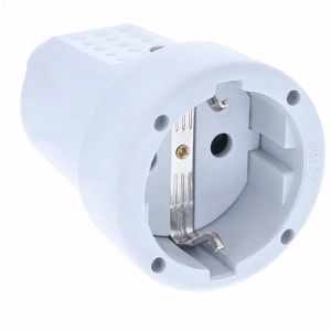 Produktbild für Schutzkontakt-Kupplung as-Schwabe 62224, weiß