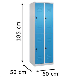 Produktbild für Spind CP-Möbel Classic PLUS, lichtblau