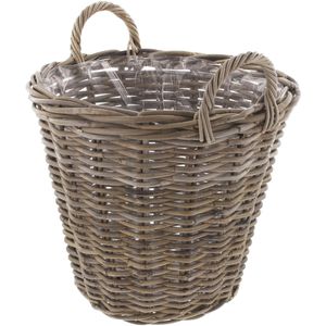 Produktbild für Übertopf Frank-Flechtwaren 107947, graubraun, Ø 45 x 40 cm
