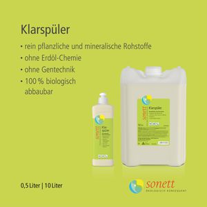 Produktbild für Klarspüler Sonett DE3082, natürliche Inhaltsstoffe