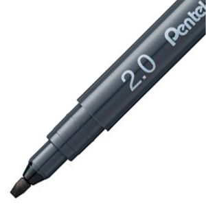 Produktbild für Kalligraphie-Stift Pentel Pointliner Calligraphy, schwarz