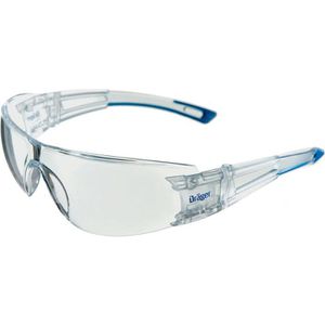 Dräger Schutzbrille X-pect 8330, klar, Bügelbrille, blau