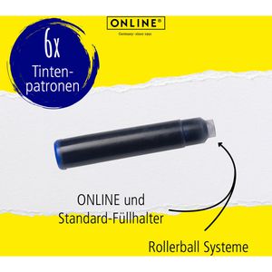 Produktbild für Füllerpatronen Online königsblau