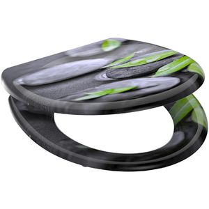 Produktbild für WC-Sitz Schütte Stone 82374, oval, aus Duroplast