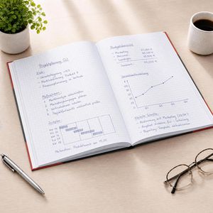 Produktbild für Notizbuch Böttcher-AG Karton Hardcover