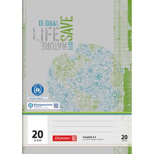 Produktbild für Schulheft Brunnen 104422001, ab 1. Klasse, A4