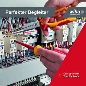 Produktbild für Flachrundzange Wiha 26720, Professional electric