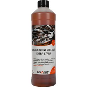 Novadur Fettlöser Bratkrustenentferner extra stark, Flasche, 1 Liter