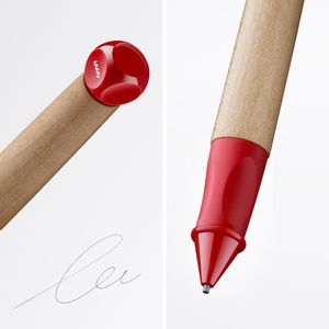 Produktbild für Drehbleistift Lamy abc red, Schreiblernstift, ahorn/rot