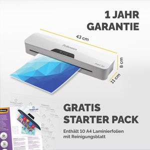 Produktbild für Laminiergerät Fellowes Lunar+ blau, mit 2 Rollen, A3