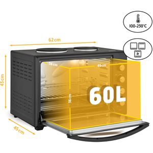 Produktbild für Minibackofen TZS-First-Austria FA-5045-5